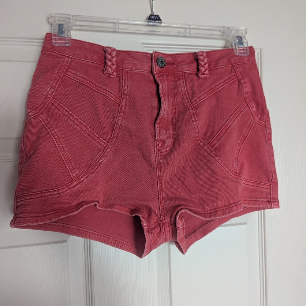 Urban Outfitters Coral High Waist Shorts